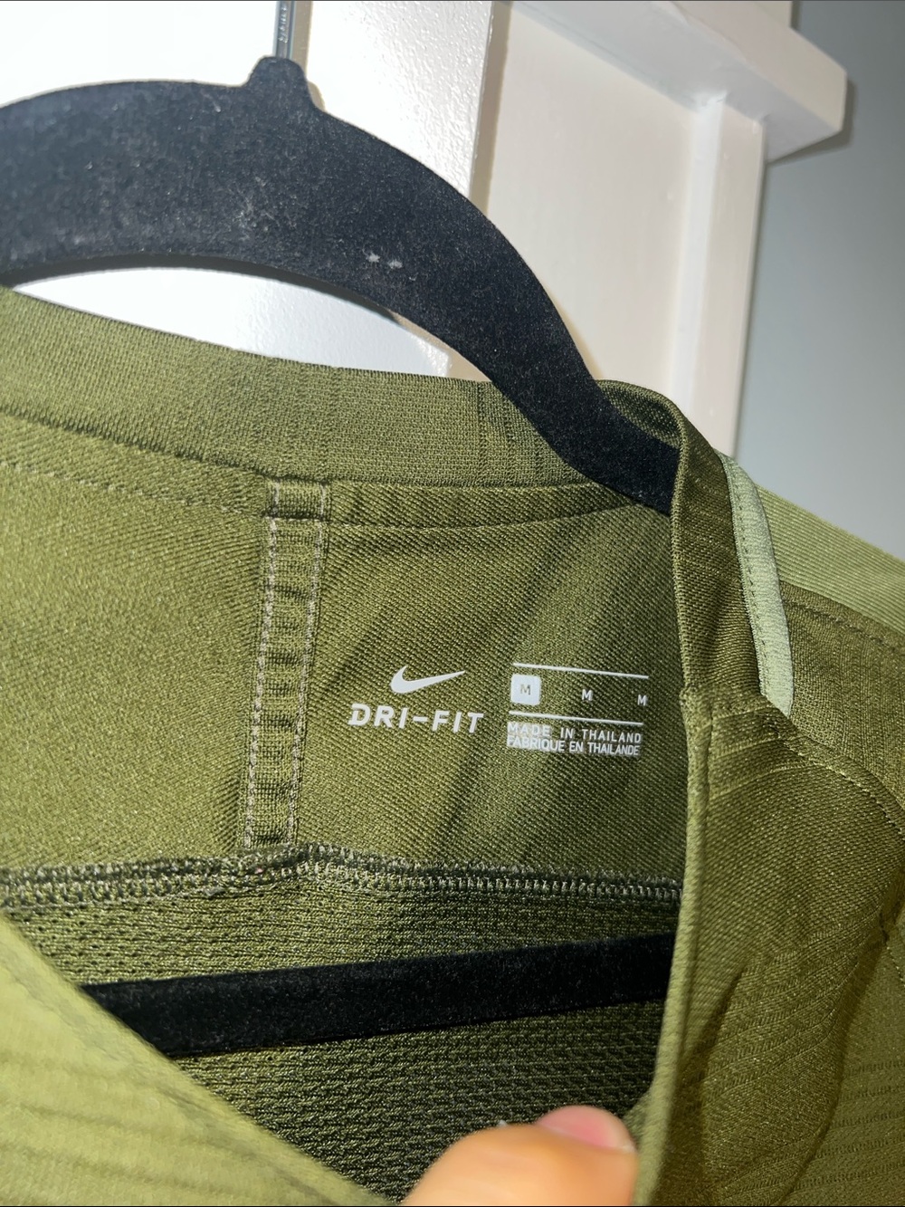 Nike Olive Green Dri-FIT Athletic Tee - Picture 2 of 9